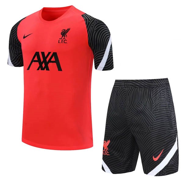 Entrenamiento Liverpool Conjunto Completo 2020 2021 Rojo Negro